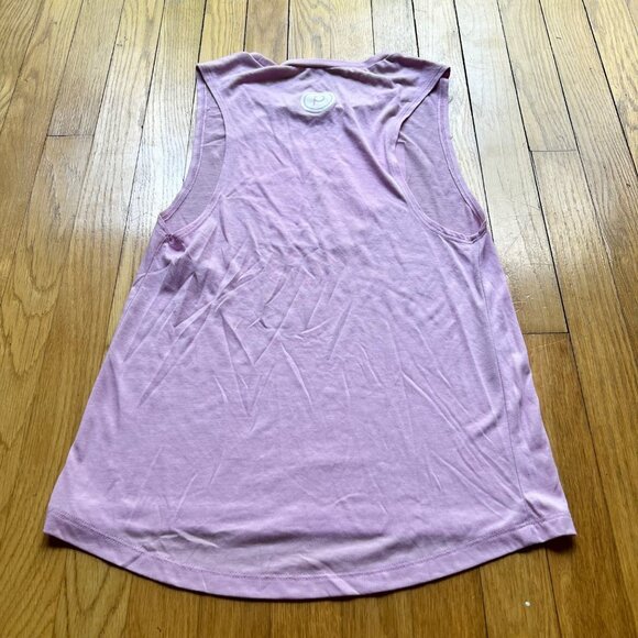 Pure Barre Size S NEW Lilac Purple Pride Flag Sleeveless Crew Neck Tank Top - Picture 4 of 8